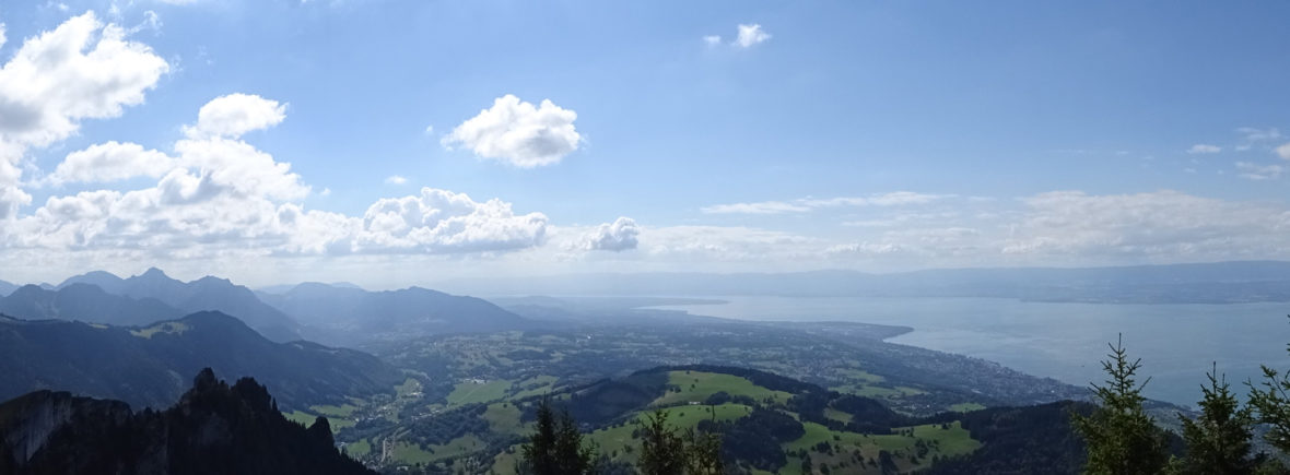 Photo du chablais et du lac Leman